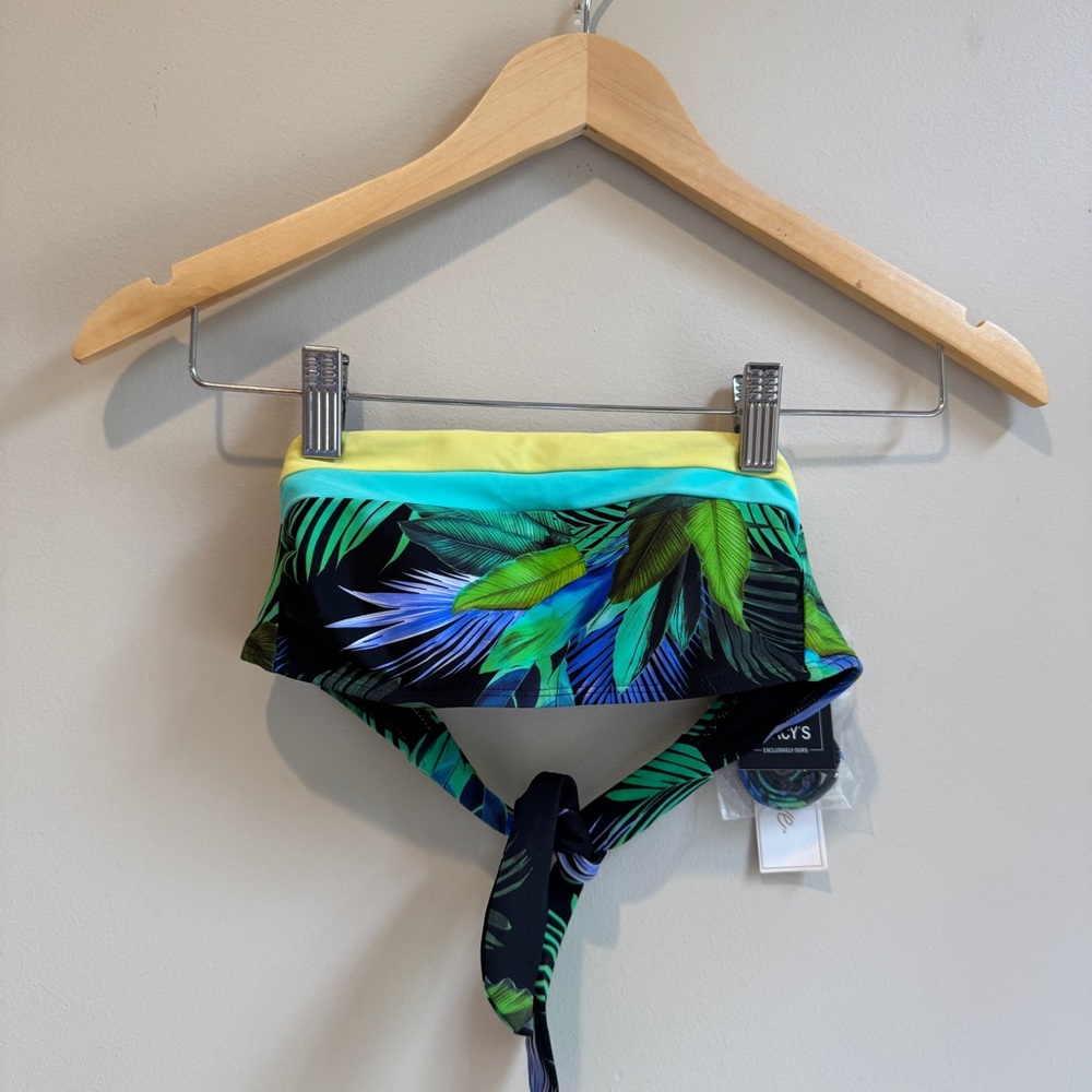 Macys salt and cove bandeau bikini top size XS new